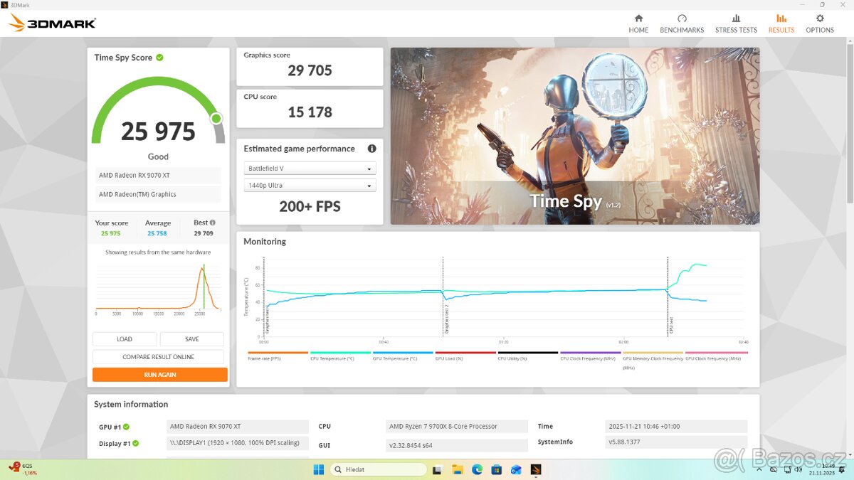 Herní PC ASUS/Ryzen 7 9700X/RX 9070 XT/32GB RAM/2TB NVMe - 7