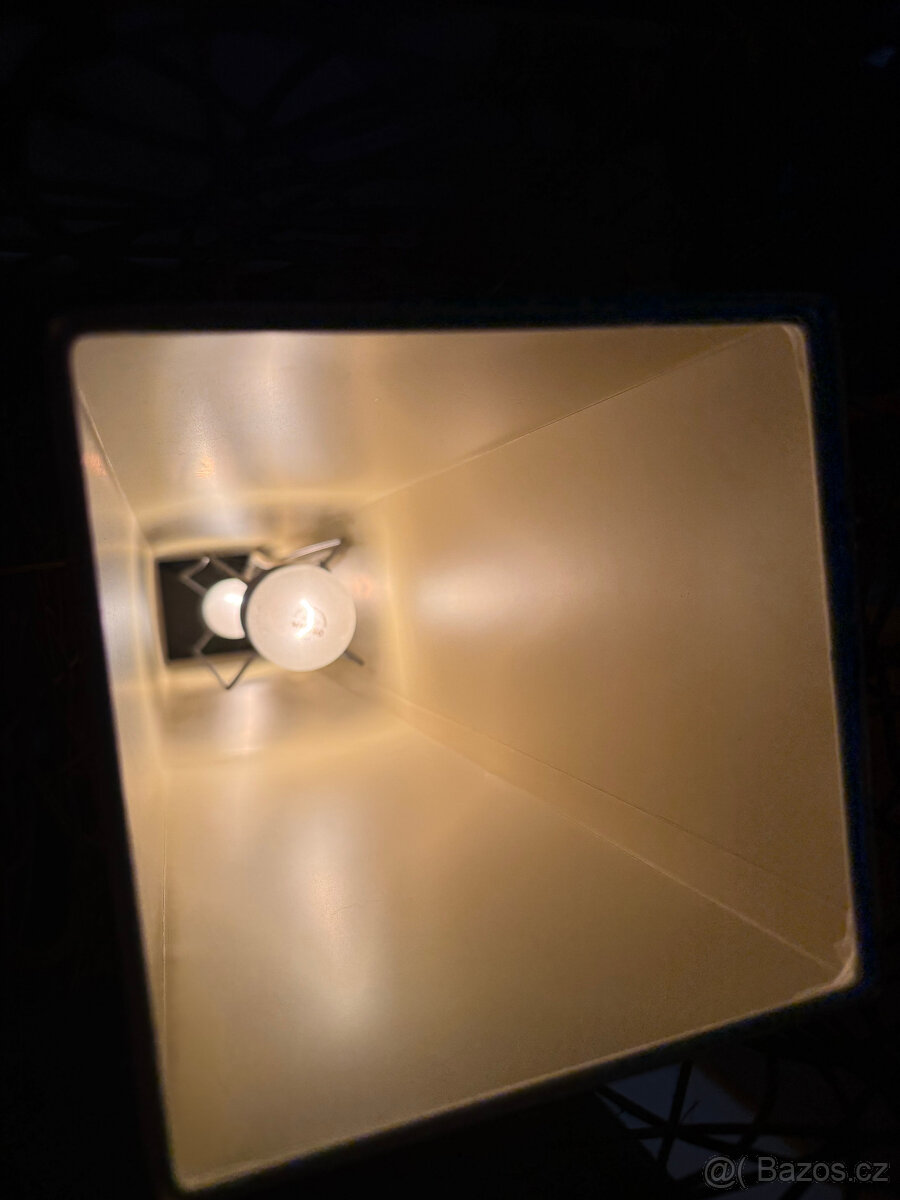 Designová stojací lampa DECO ratanová - 7