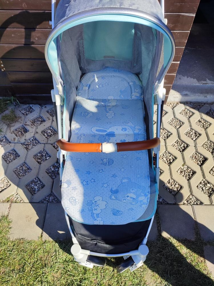 Nový sportovní kočárek (šedo-zelený) - 7