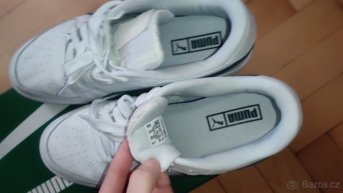 Kožené bílé tenisky Puma vel. 46 - 7