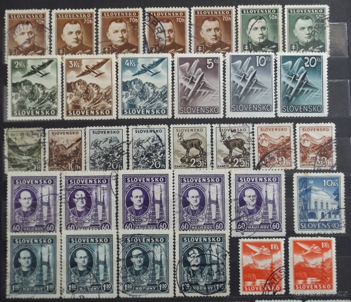 známky - Protektorát a Slovenský stát i jiné - 7