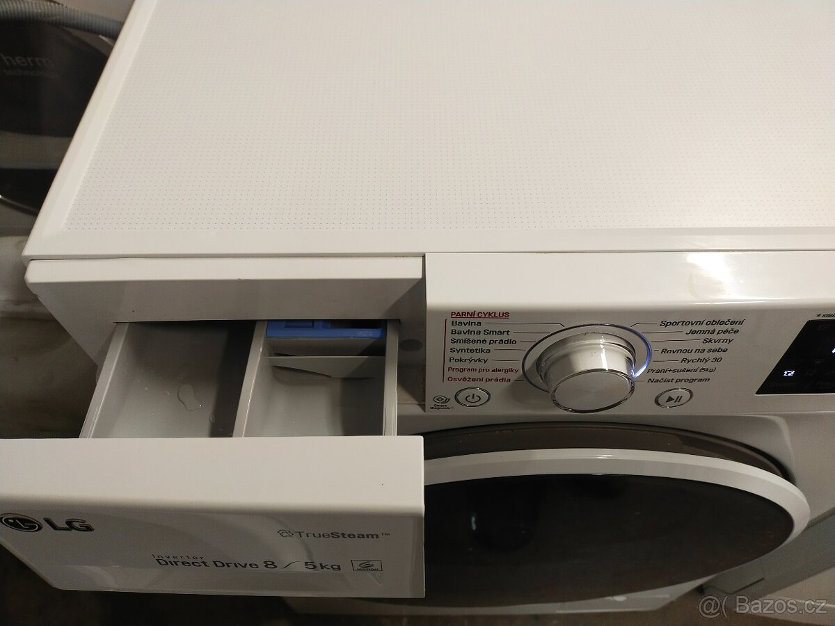 Prodám pračku se sušičkou zn. LG --8/5kg--Dovezu - 7