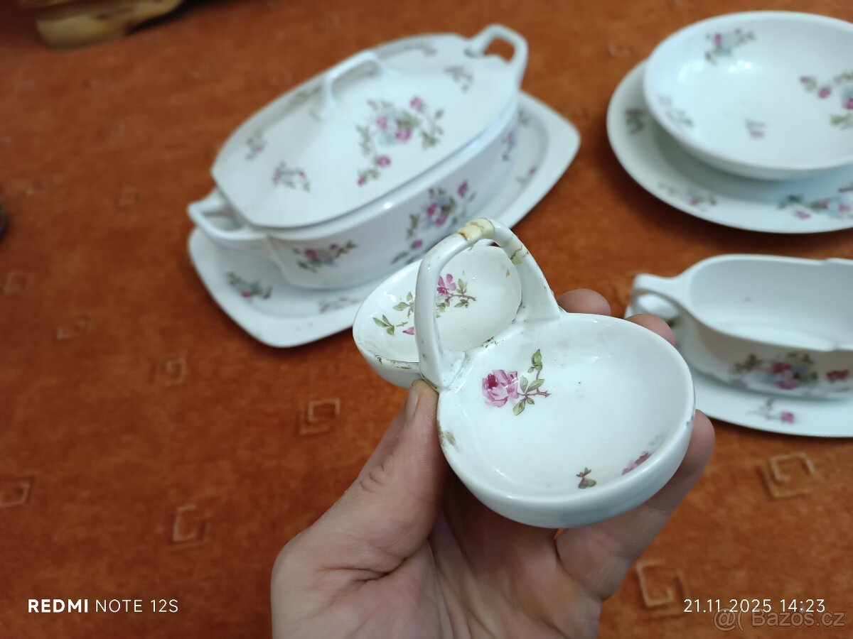 Karlovarský porcelán Epiag polévková mísa omáčník - 7