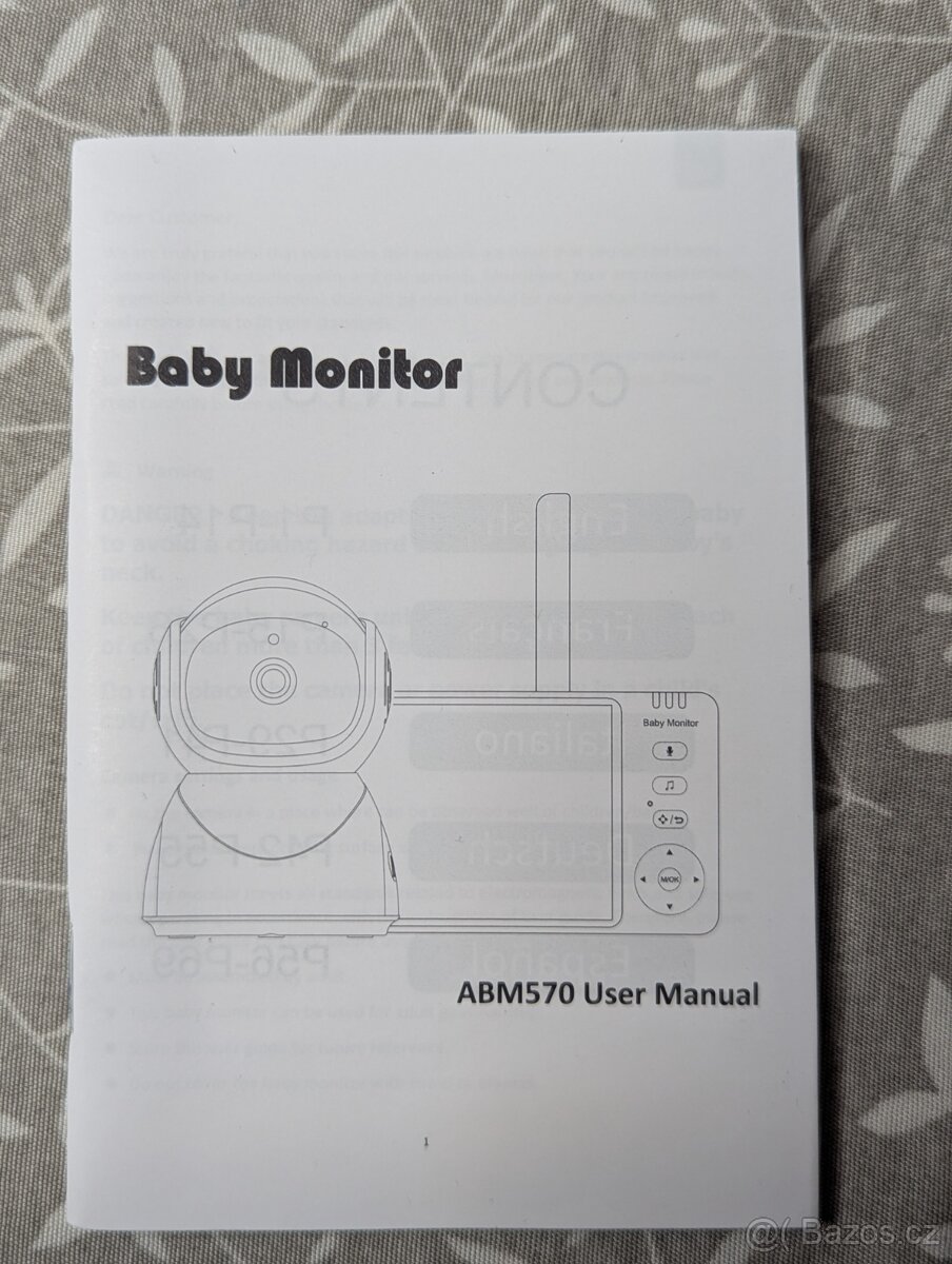 Baby monitor 720p ABM570 - Rozbalené nové. - 7