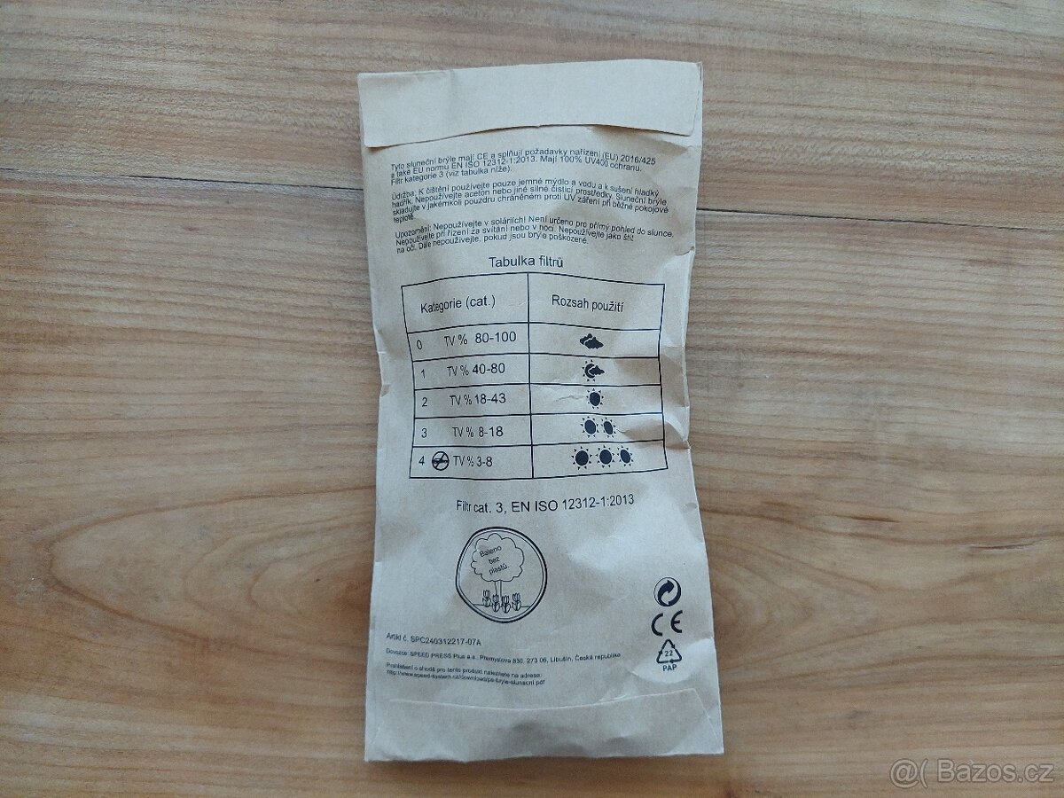 Nové sluneční brýle, plastové, unisex = pánské dámské SLEVA - 7