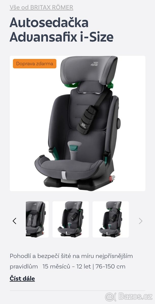 Autosedacka Britax Romer ADVANSAFIX i-SIZE - 7