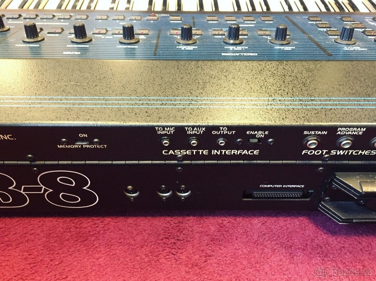 Oberheim OB-8 - Vintage syntezátorová syntezátorová klávesni - 7