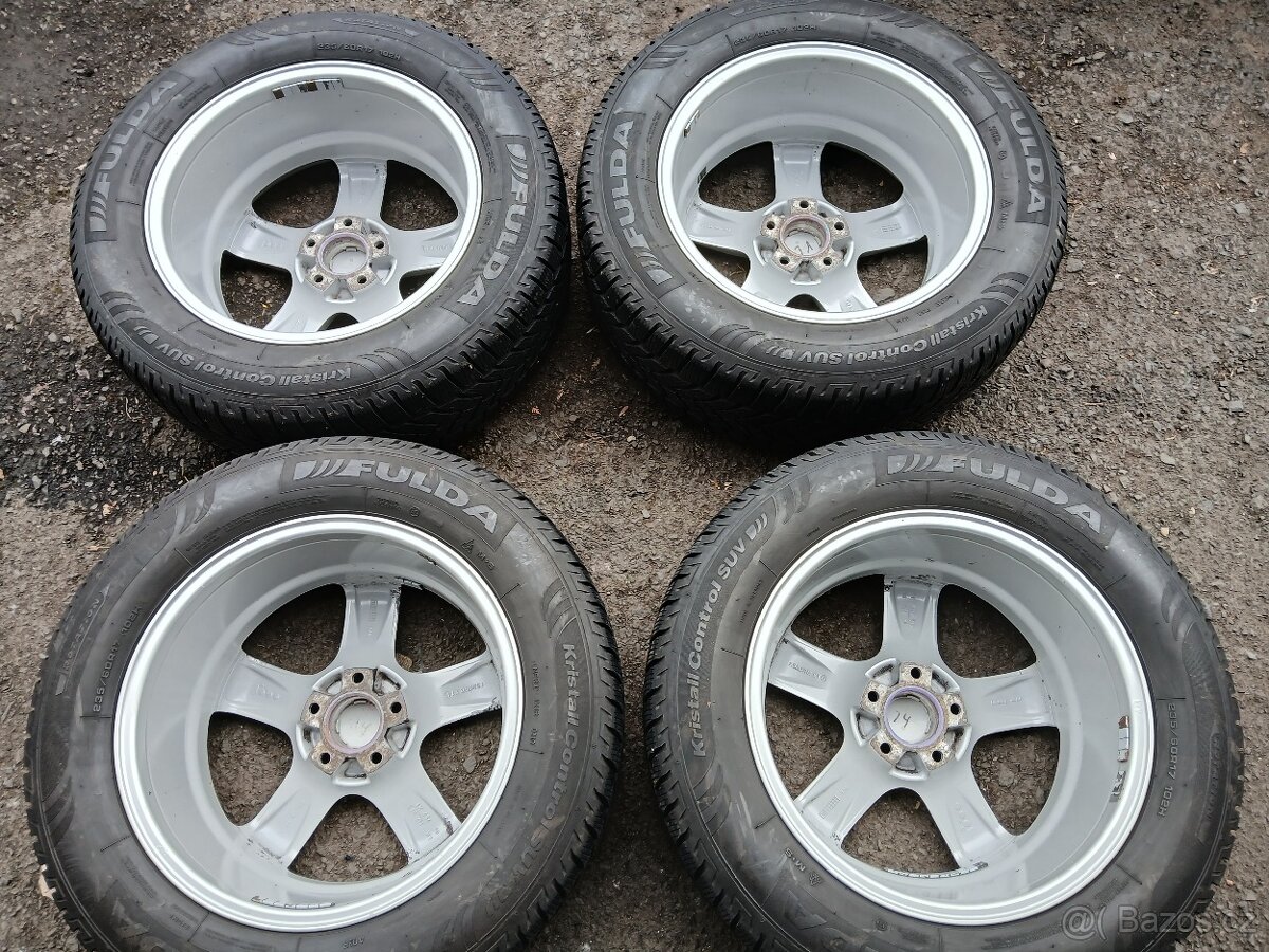 Prodám sadu ALU kol Rial 235/60R17 zimní - 7