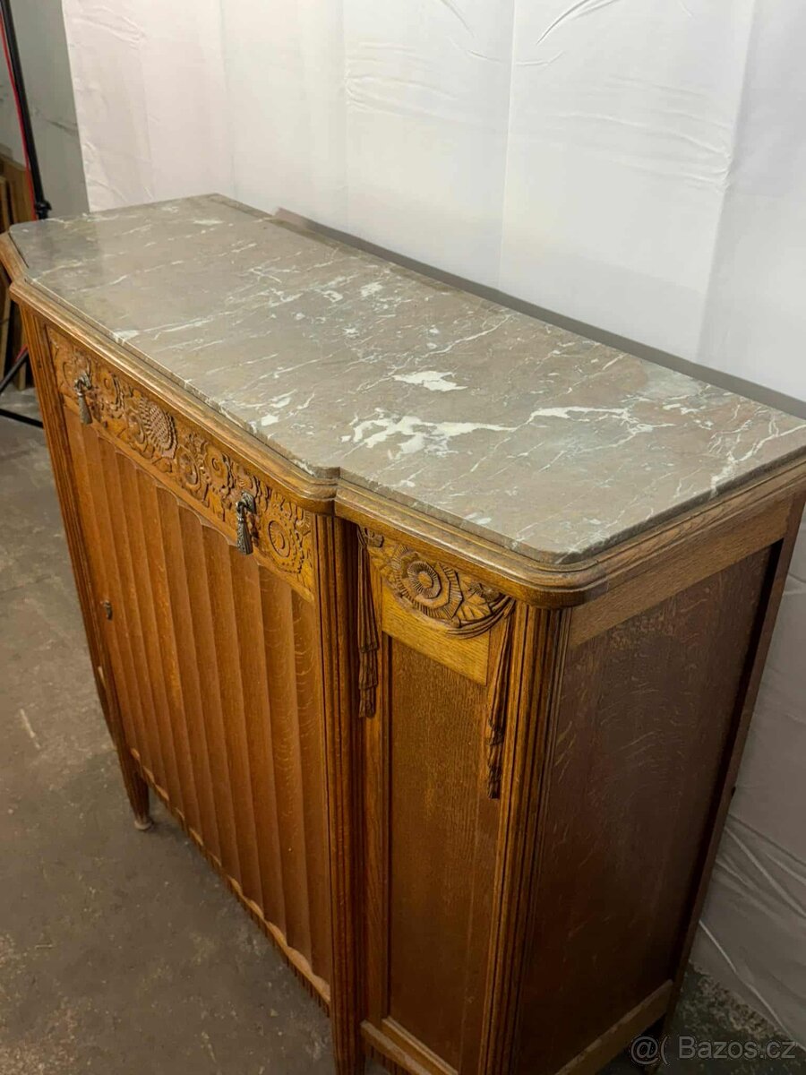Art deco komoda s mramorem (134019) - 7