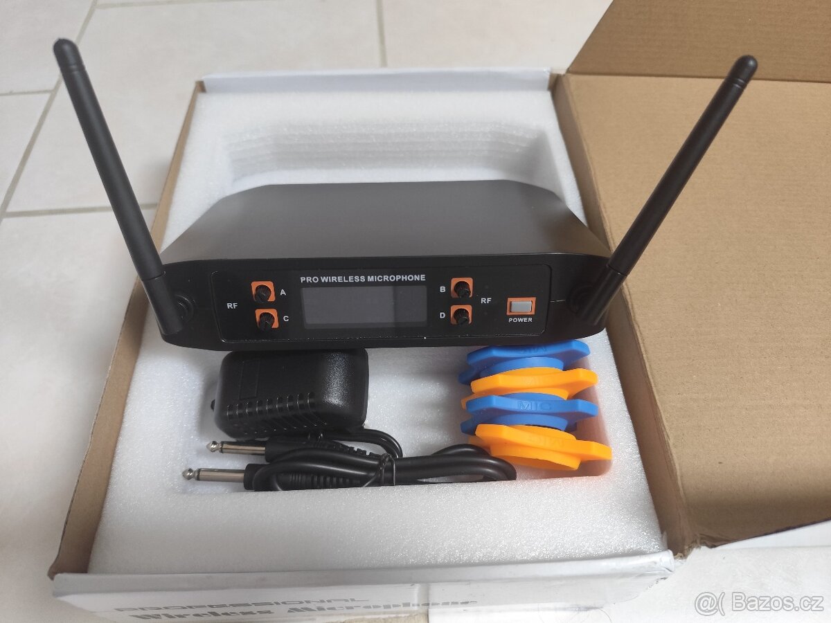 Prodám profesionál mixer+ 4ks bezdrátové mikrofony - 7