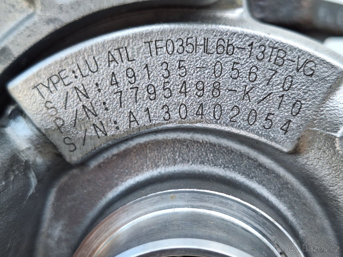 repasované turbodmychadlo BMW - 7