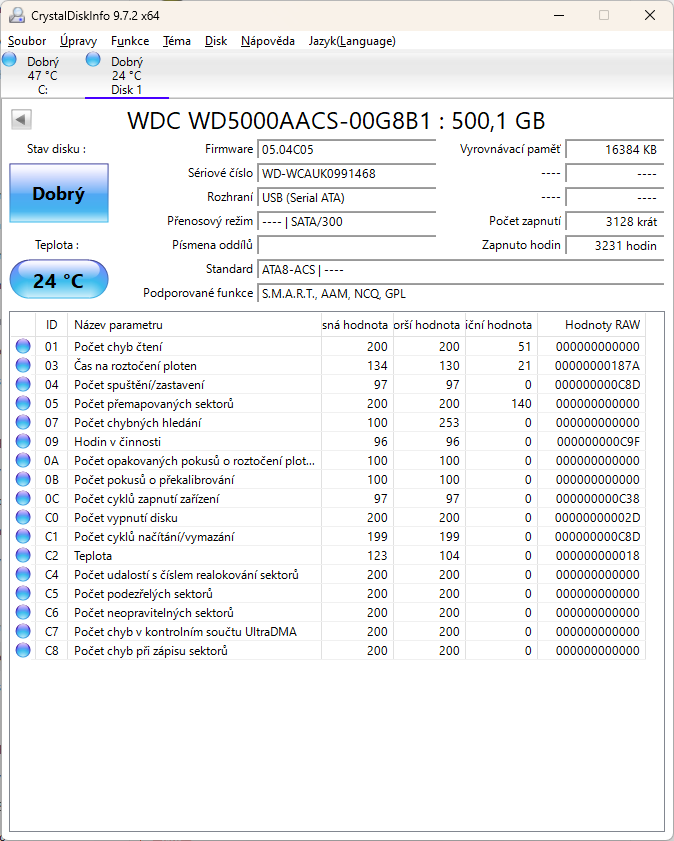 Různé 2,5"/3,5" SATA HDD 320-500GB - 7