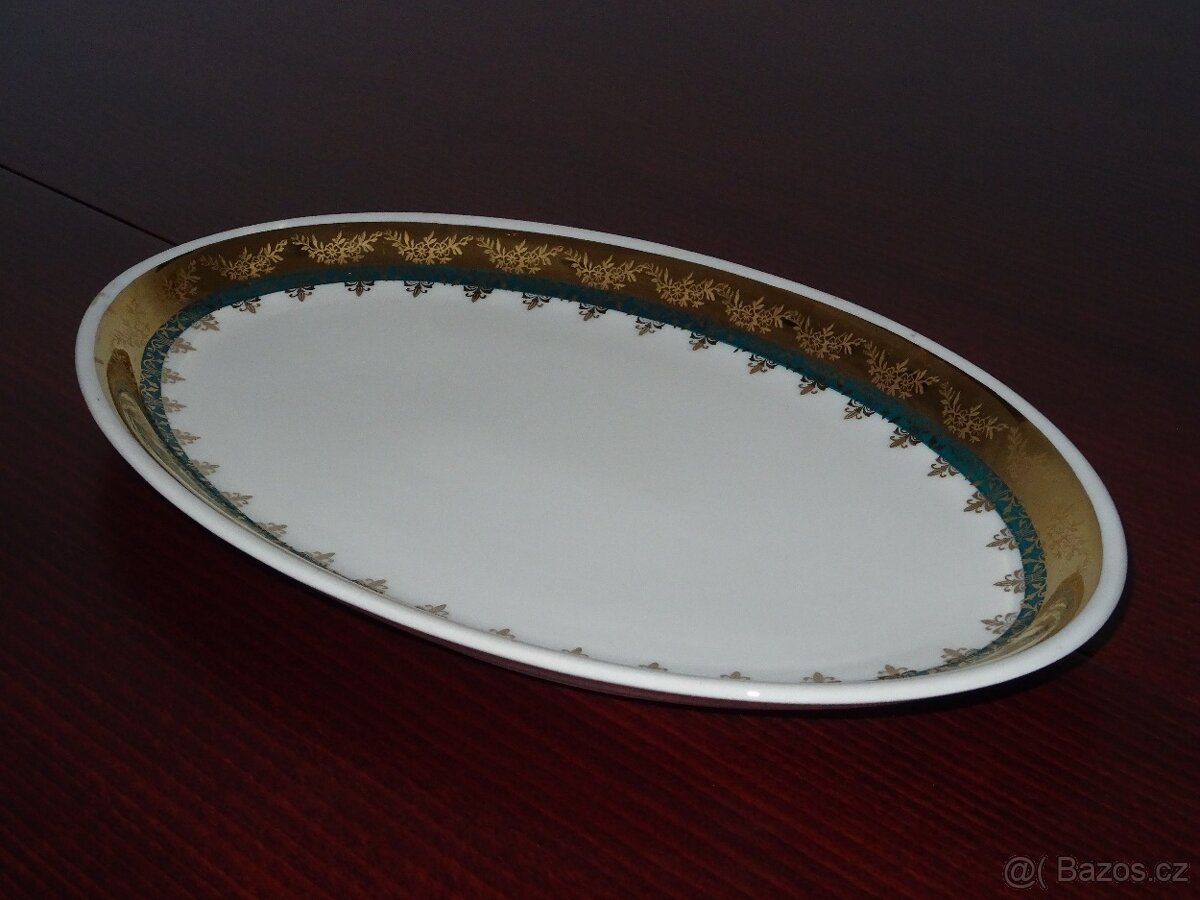 Souprava zlaceného karlovarského porcelánu - 7