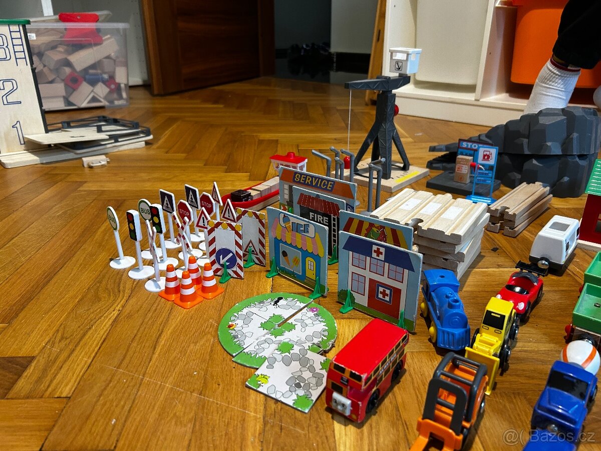 Dřevěné vláčky a koleje - 7