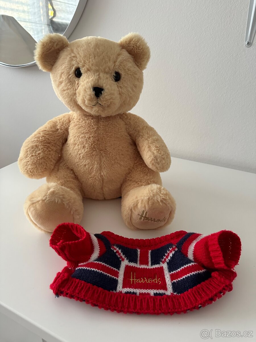 Plyšový medvěd Harrods, 30cm - 7