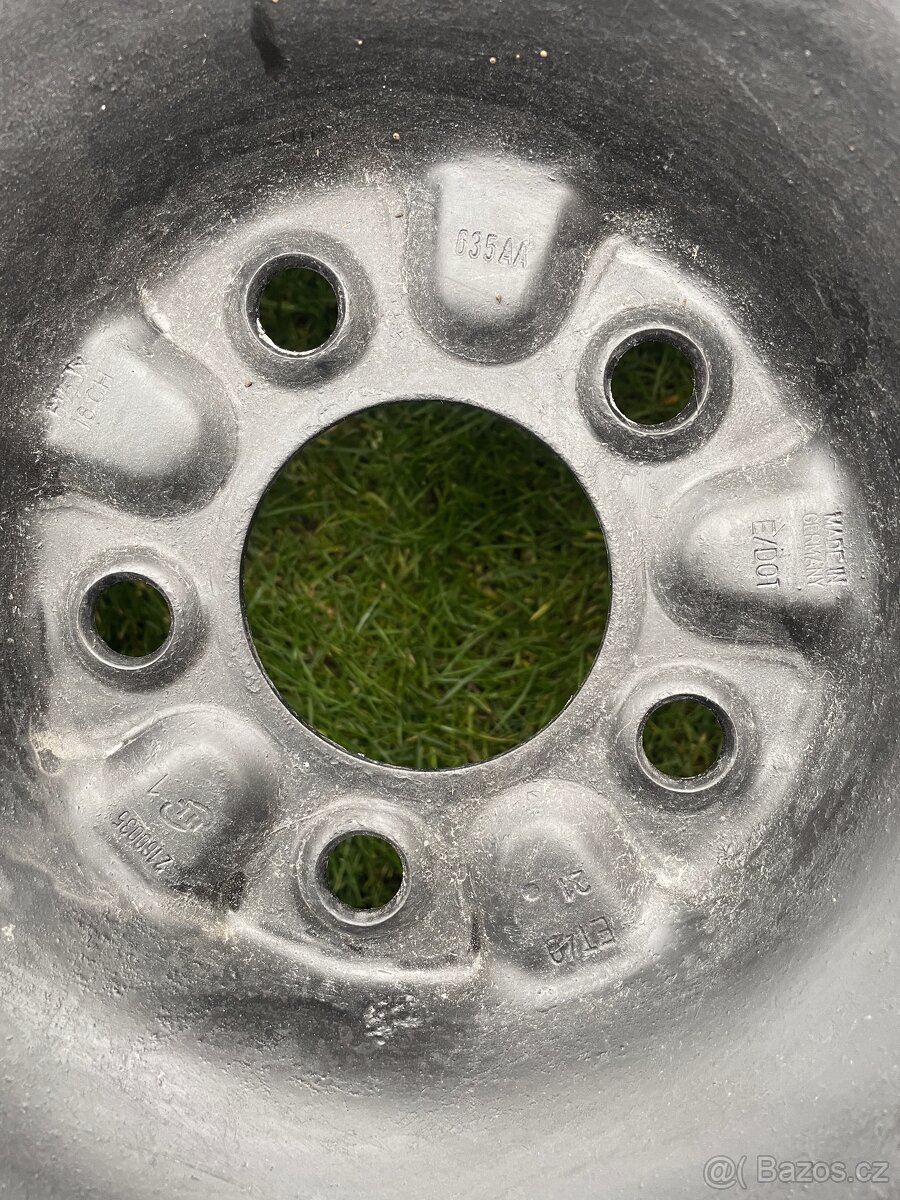Kola plechové 5x110 - 7