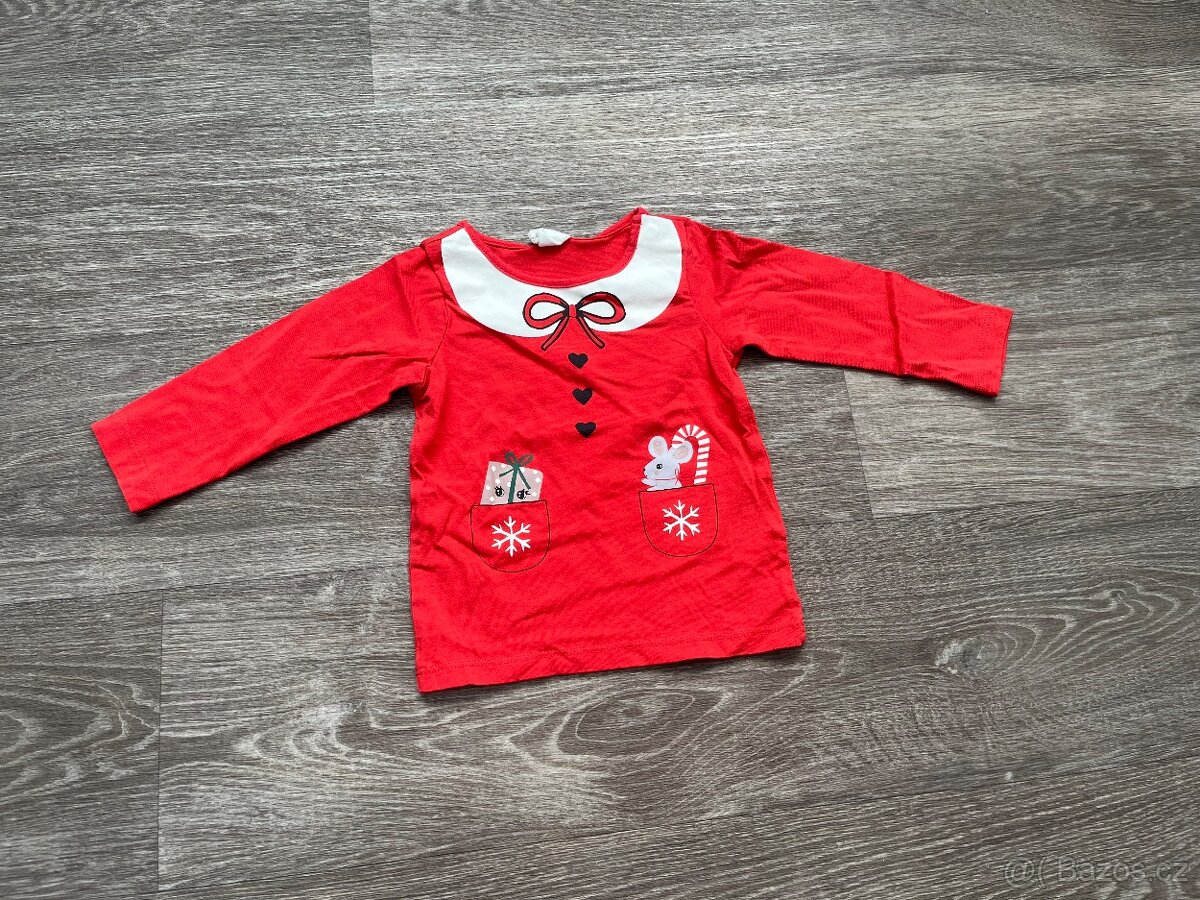 Vánoční šaty, vel. 6-9 měsíců - 7