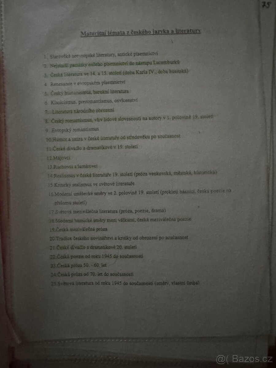 Učebnice, maturitní témata + kalkulačka - 7