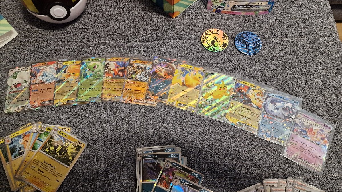 Pokémon - lot přes 220 karet + dárky - 7