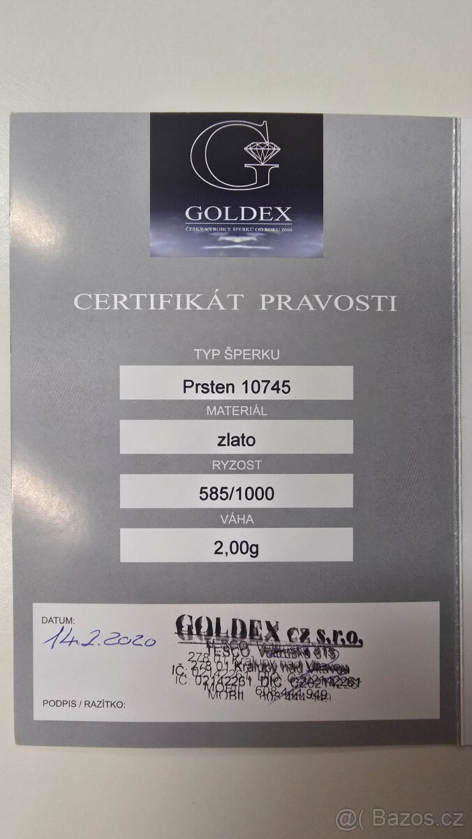 Zasnubni Prsten Diamant - 7