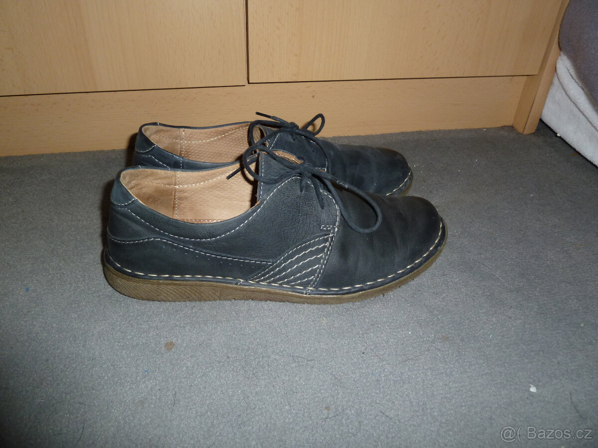 Boty,polobotky Lasocki,kožené - 7