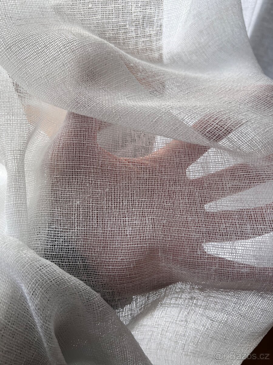 Záclony s krajkou a poutky - 7