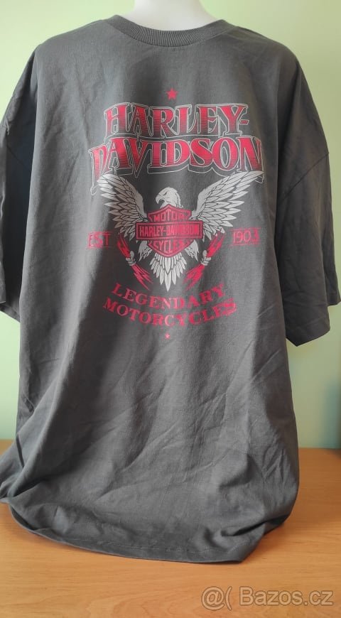 NOVÉ triko Harley Davidson 3XL více vzorů a barev - 7