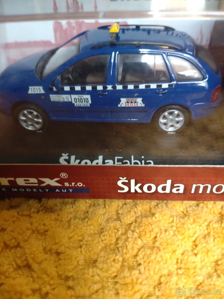 MODEL ABREX TAXI 1:43 pouze KOMPLET 3 KUSY - 7