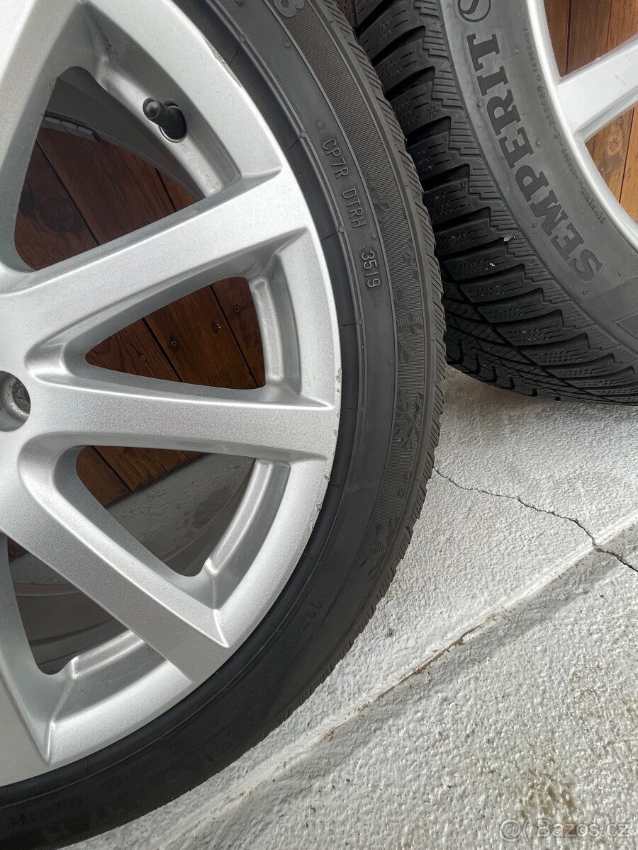 Alu kola AUTEC 17" + zimní pneu SEMPERIT 225/45 R17 – sada - 7