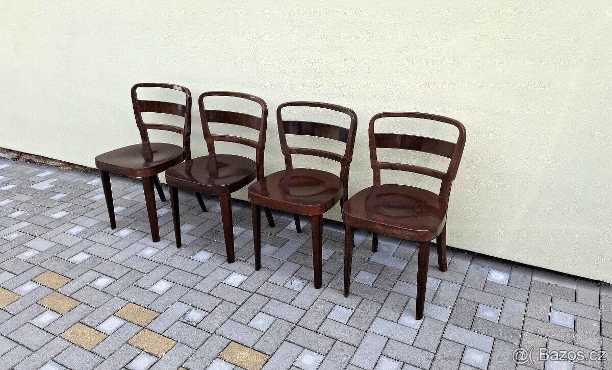 Celodřevěné židle TON 4ks - 7