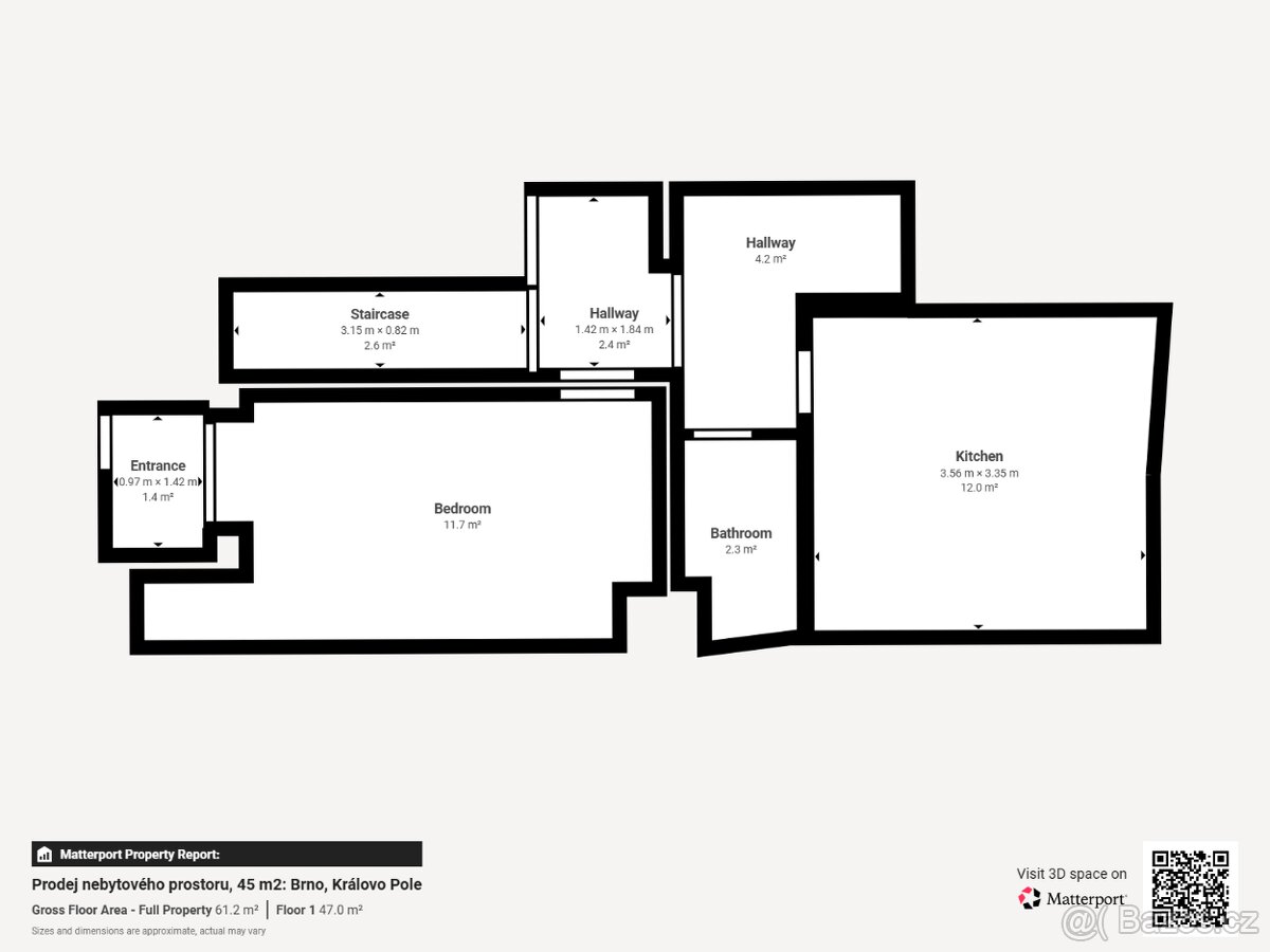 Komerční prostor 45m2 se zahrádkou, Brno-Královo Pole - 7