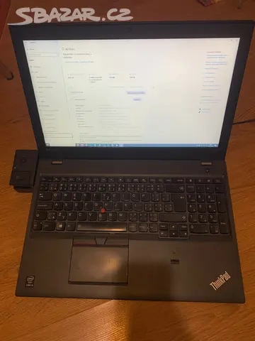 Notebook Lenovo ThinkPad T550 + dokovací stanice - 7