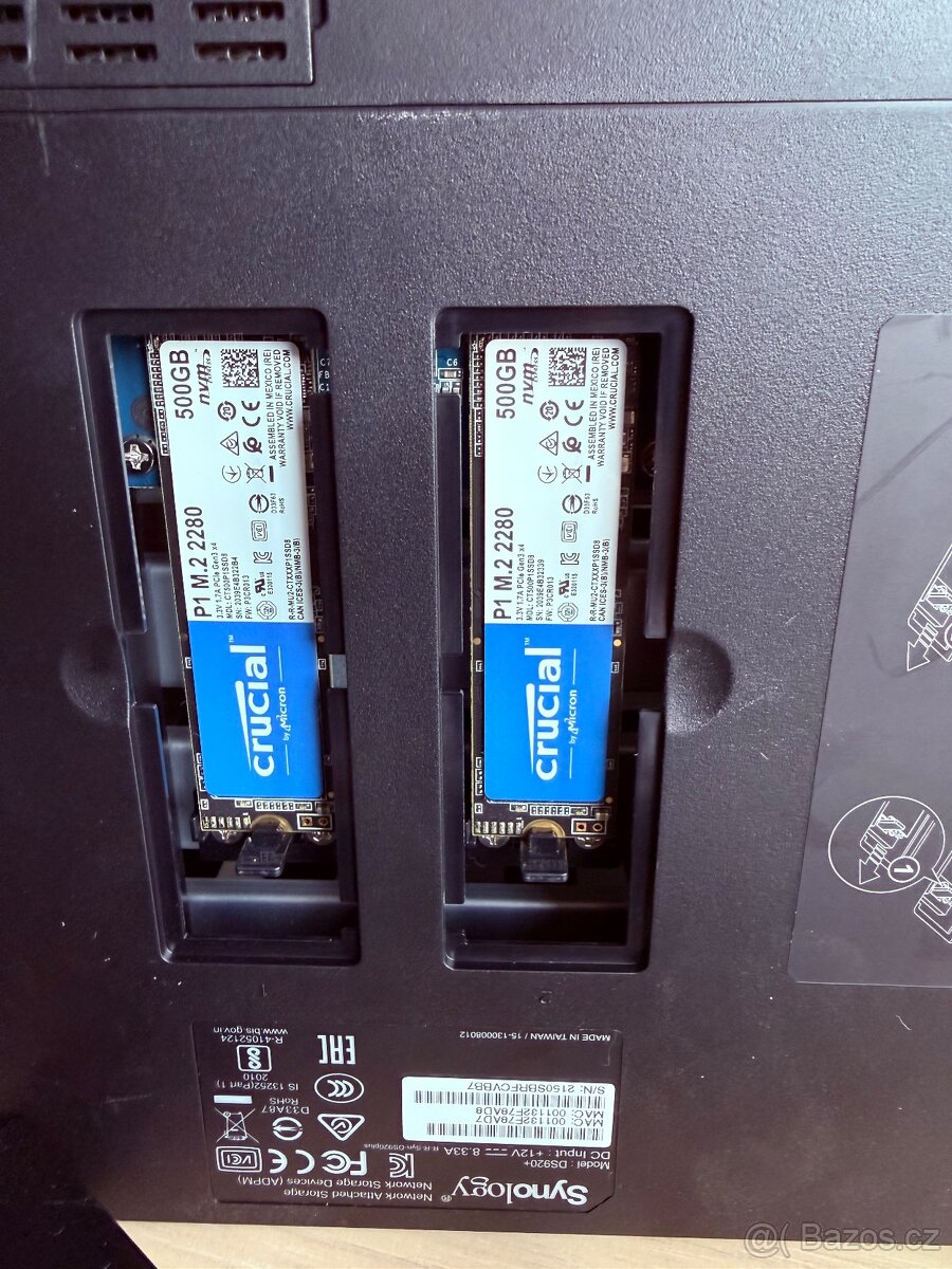 NAS Synology DS920+ s disky a SSD cache - kompletní set - 7