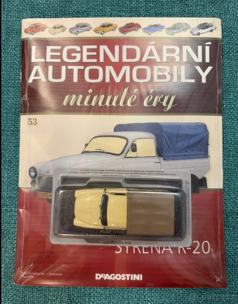 Legendární automobily, Kultovní auta ČSSR, Deagostiny - 7
