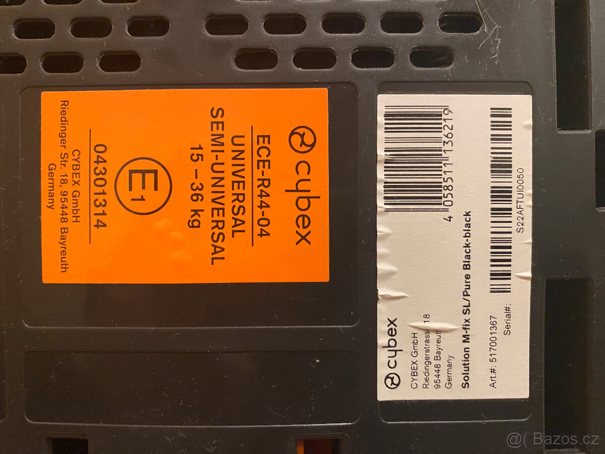 Autosedačka Cybex Solution M-fix SL, model 2021, černá - 7