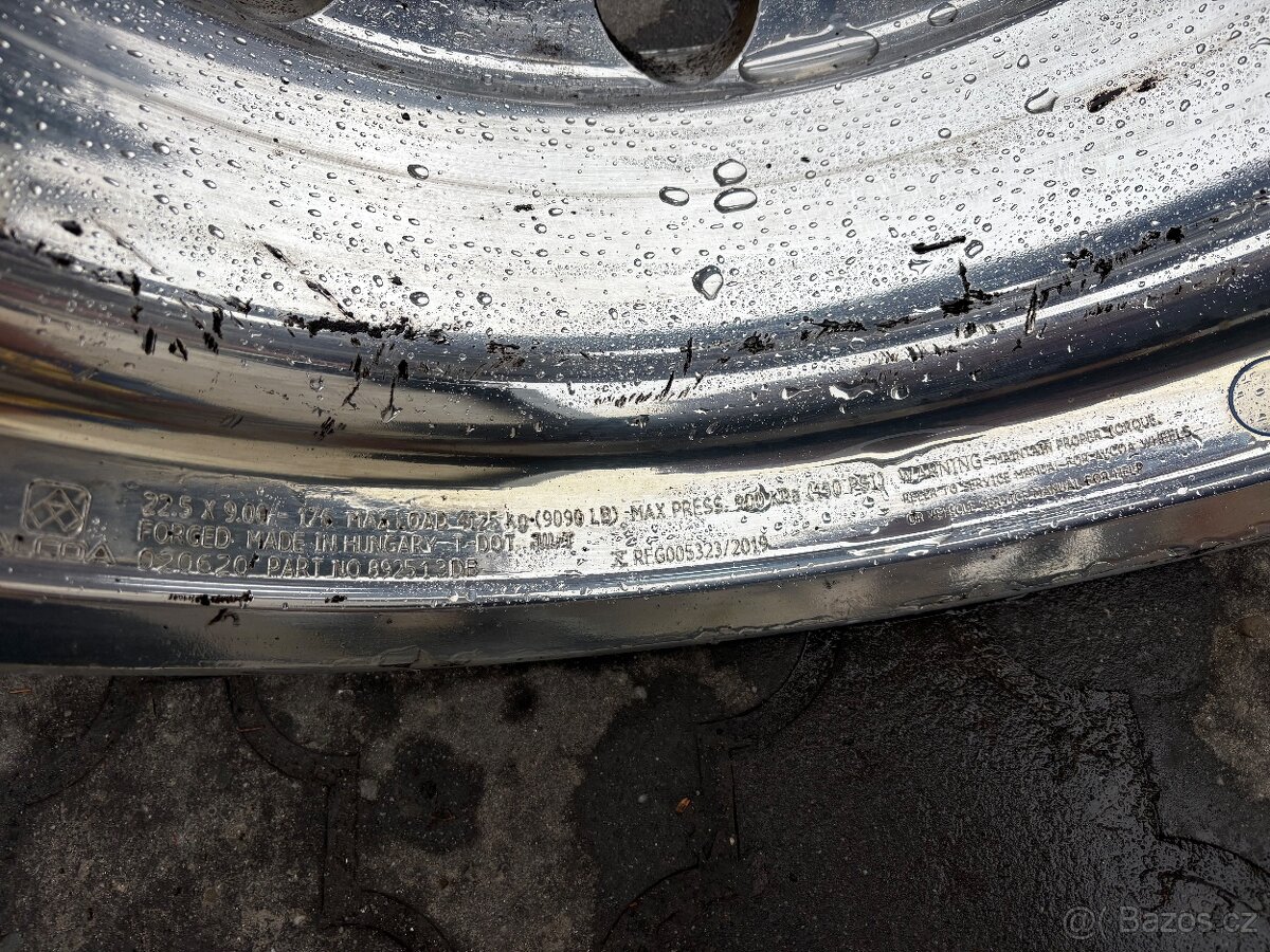 4 disky Alcoa 22.5x9 ET 176 - 7