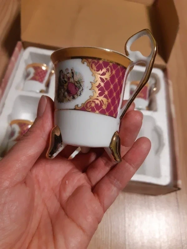 Porcelánová sada na kávu - 7