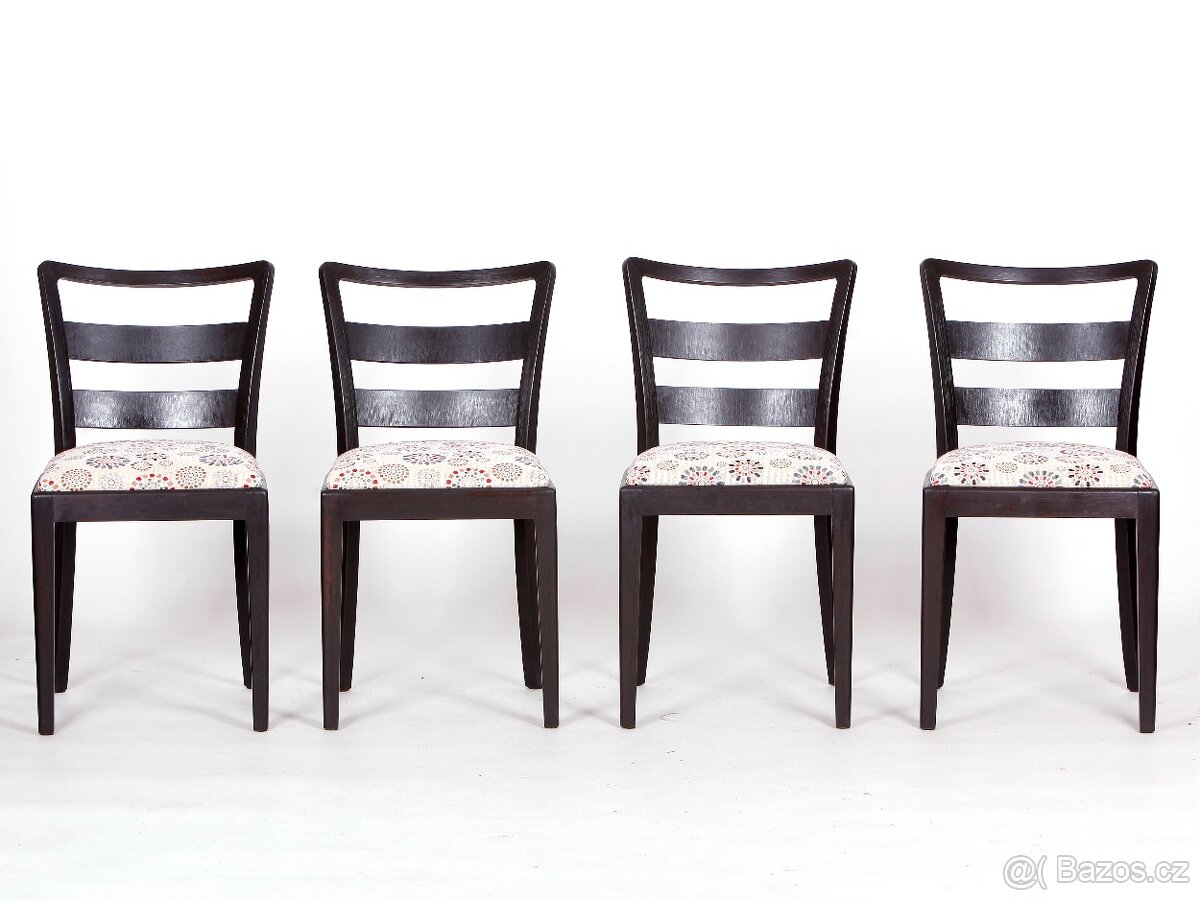 České jídelní židle TON po přečalounění, 4 ks. - 7