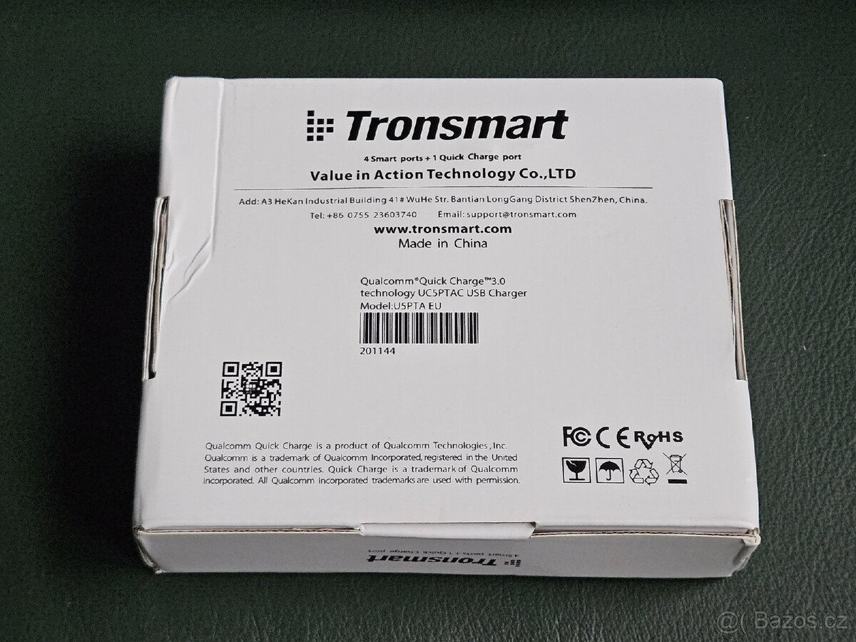 Multiport rychlonabíječka Tronsmart VoltIQ QC 3.0 5x USB - 7