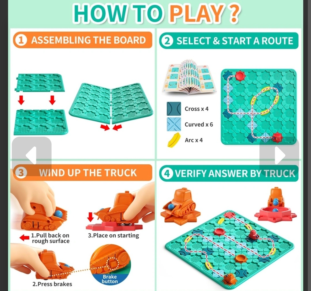 Burgkidz logická stolní hra stavitel silnic - 7