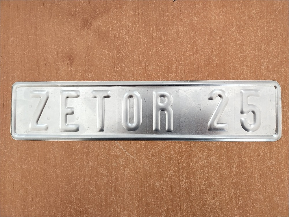 SPZ ražená na přání - traktor, motorka - 7