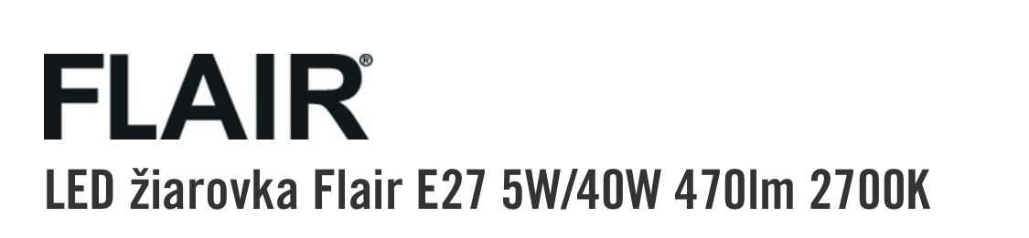 LED žárovky Flair E27 stmívatelné 6 ks - 7