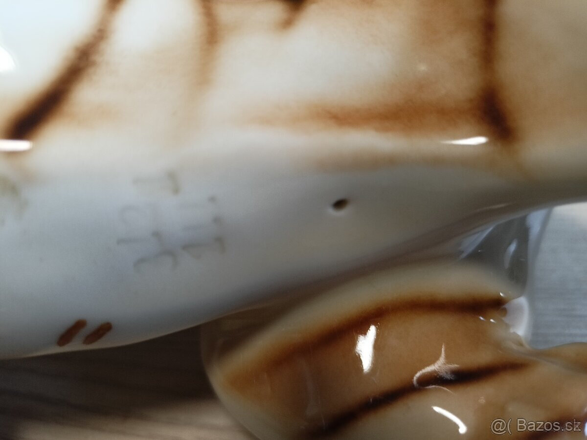 Krásná porcelánová soška tygra Royal Dux - 7