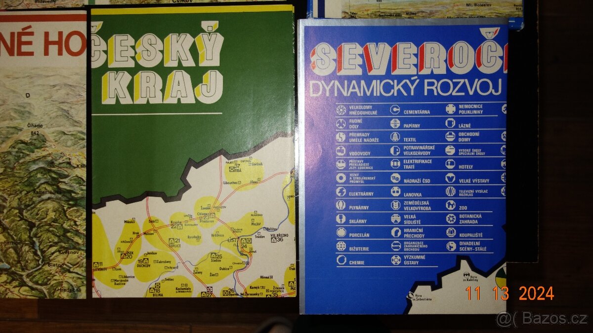 SEVEROČESKÝ KRAJ SOUBOR MAP - 7