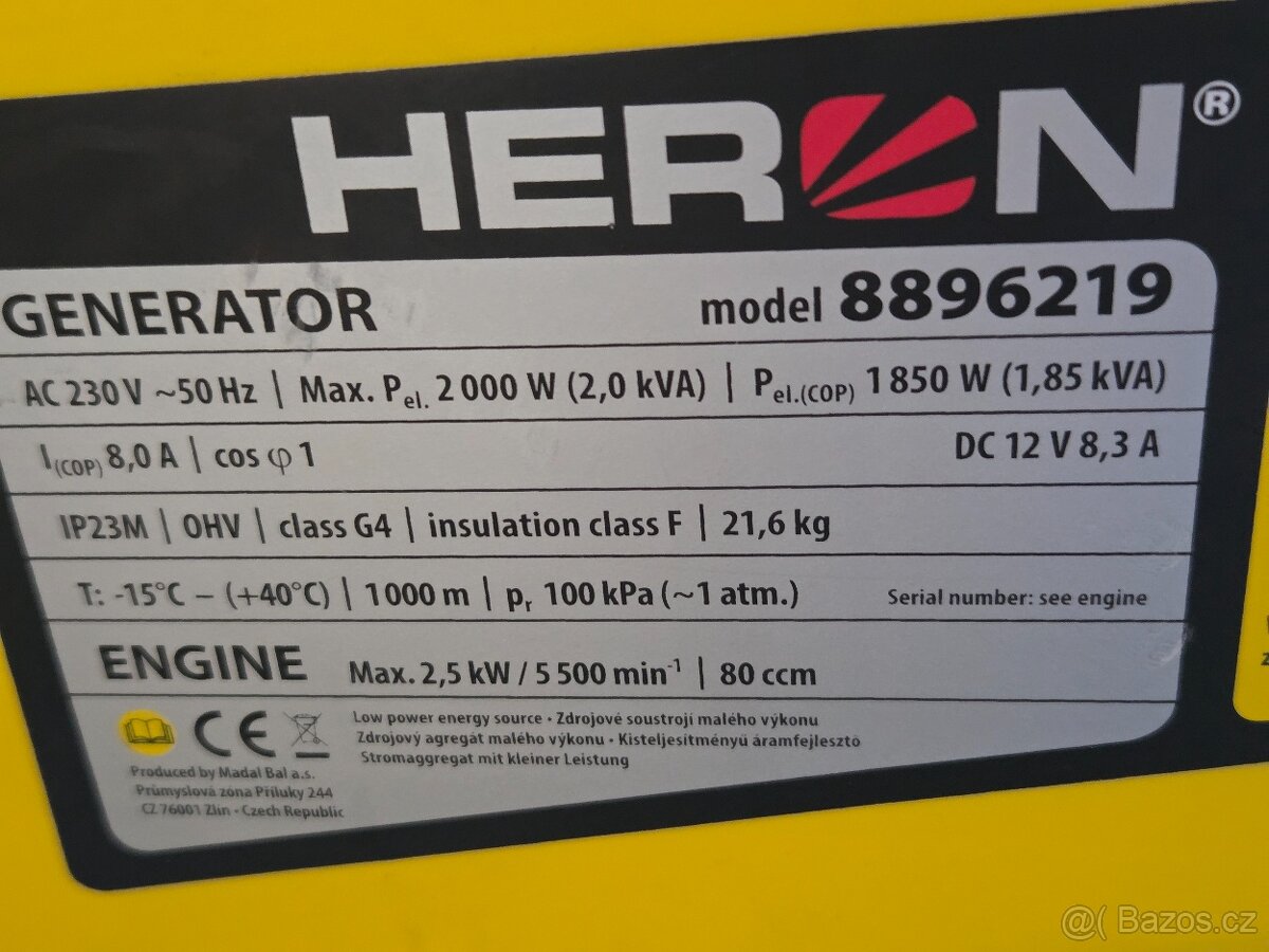 Heron centrala inverter 2000w vop stavu - 7
