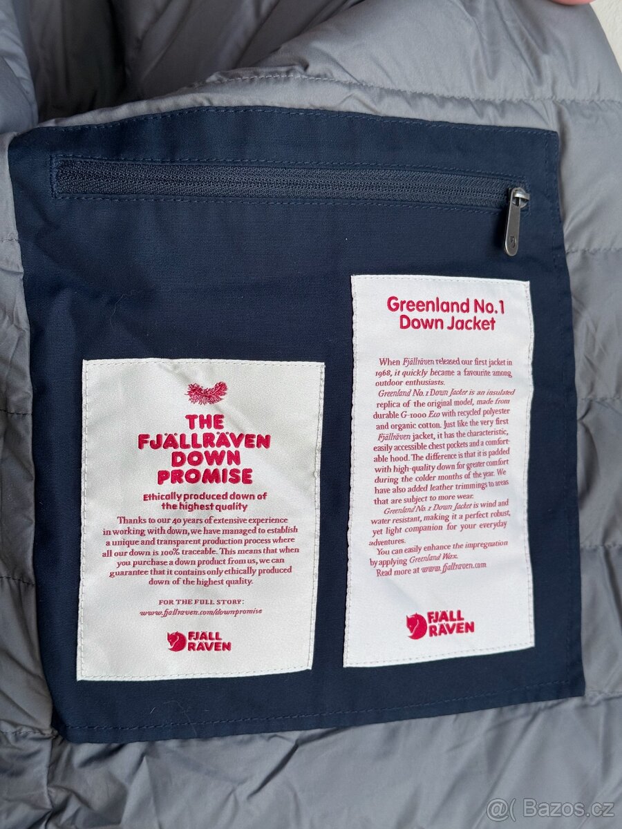Nová péřová bunda Fjallraven Greenland No.1 Down Jacket M - 7