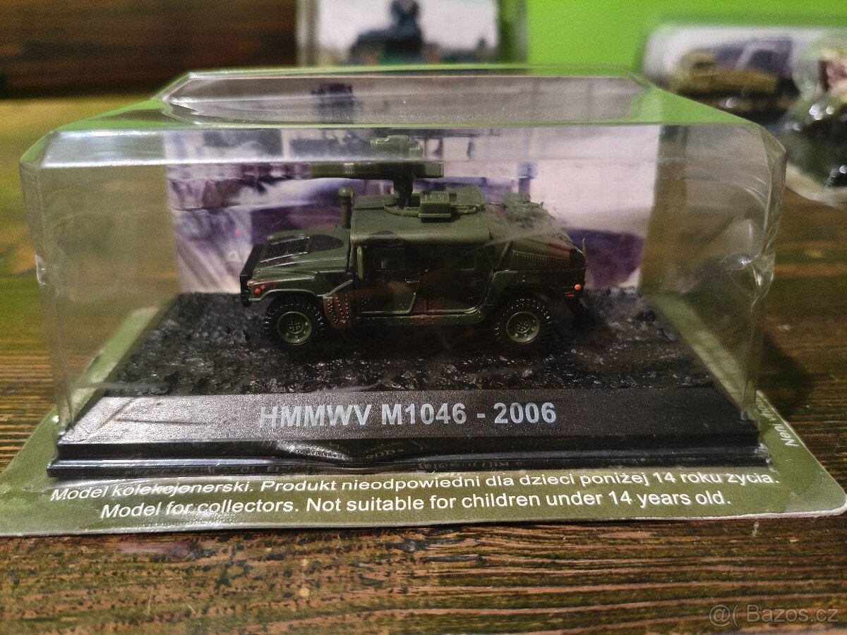 Modely tanků a vojenské techniky 1/72 blistr - 7