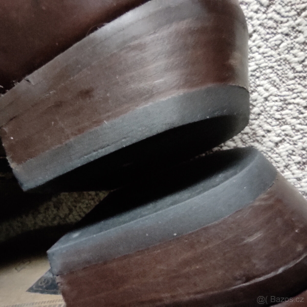 Kožené designové polobotky Spain - 7