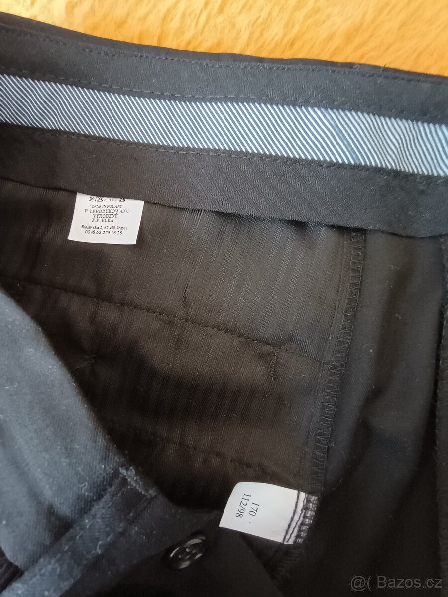 Pánský,černý oblek. - 7