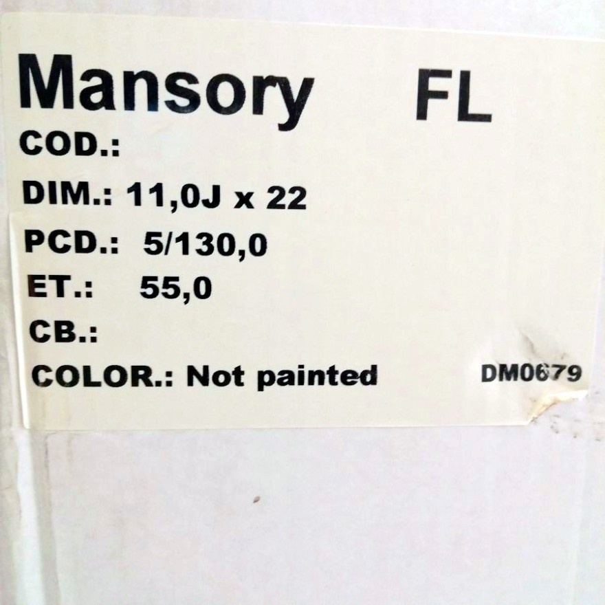 22" Luxusní ALU kola MANSORY – 5x130 – AUDI (VW, PORSCHE, M - 7